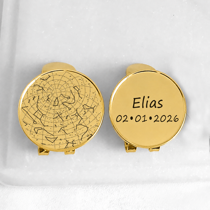 A Moment in the Stars - Custom Star map Golf Marker