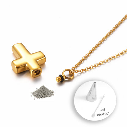 Collier d'urne personnalisé avec empreinte digitale pour cendres humaines.