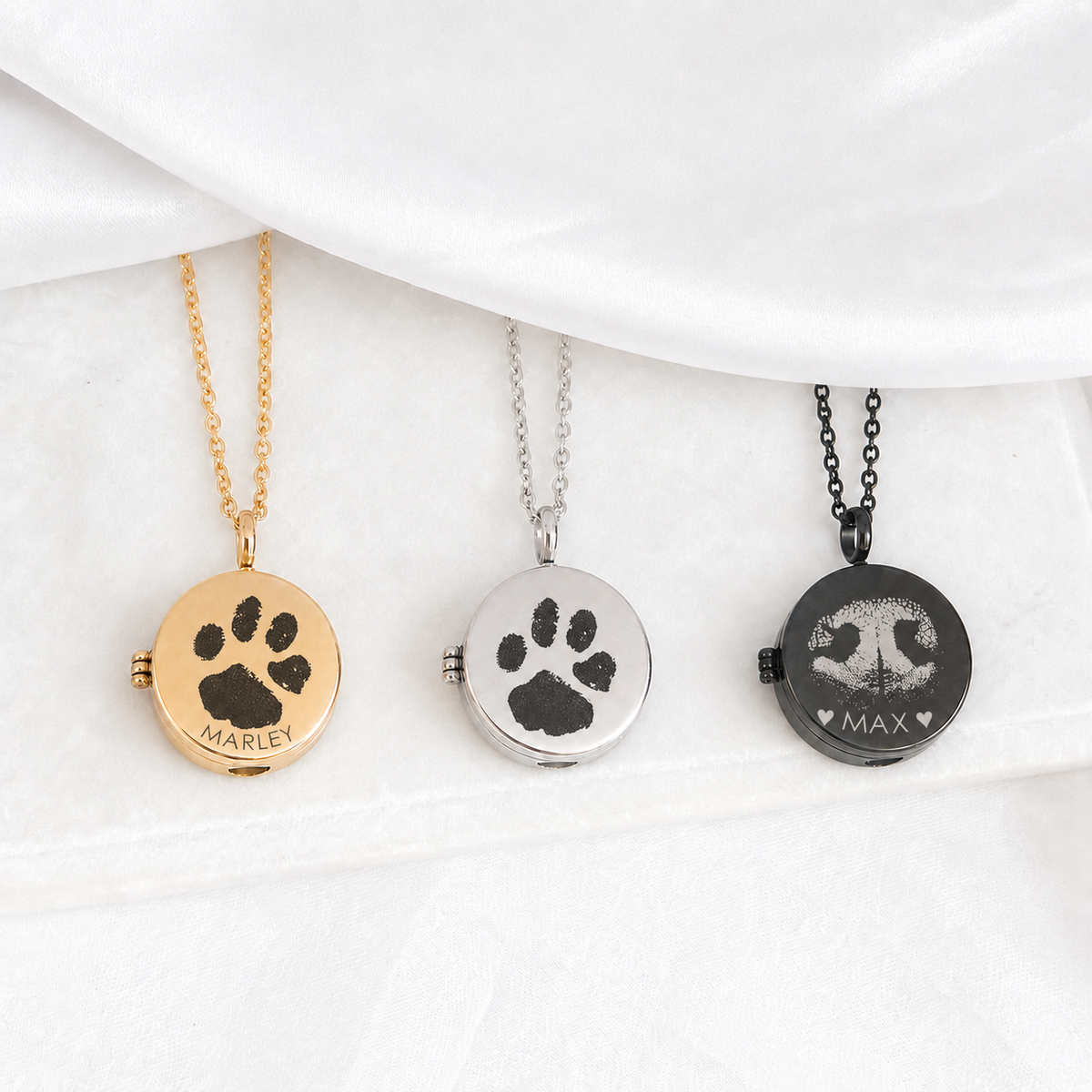 Always by My Side – Personalized Pet Memorial Urn Locket