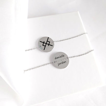 Eternal love viking bracelet
