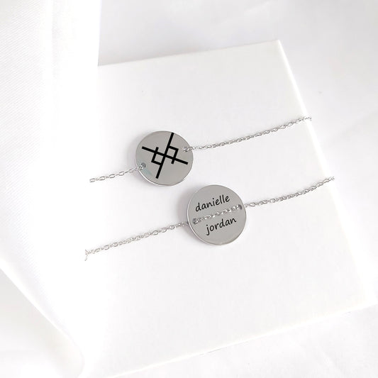 Eternal love viking bracelet