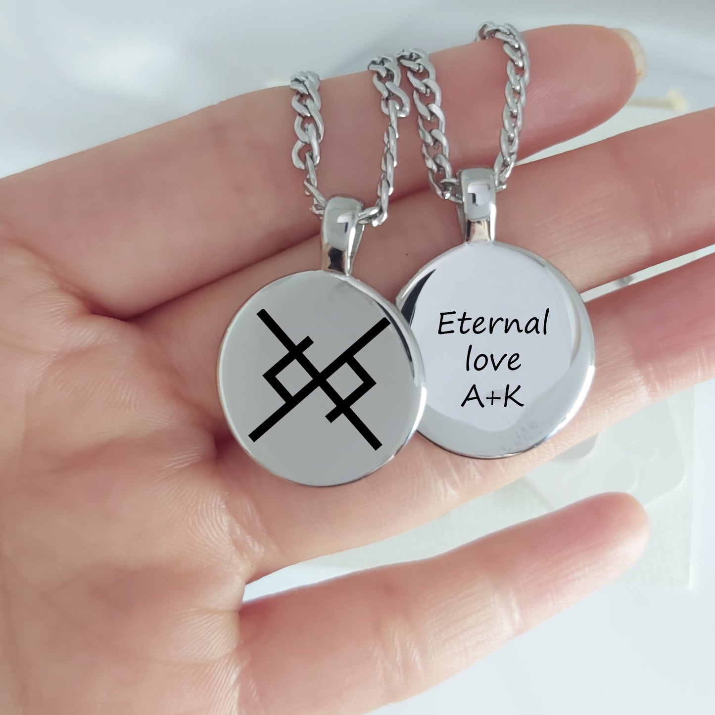 Viking love necklace for men