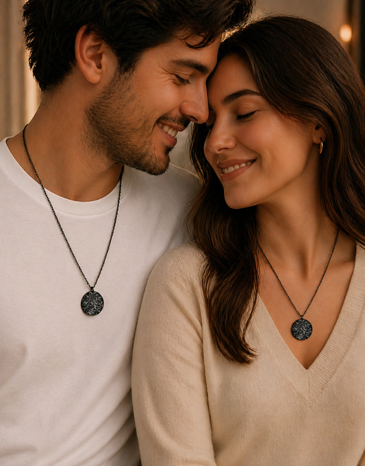 Custom Star Map Necklace for her and him.
