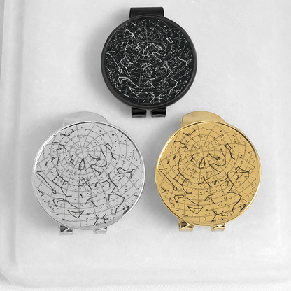 Custom star map of the day your kids where born golf marker, First Time Father's Day gift for new dad, golf ball marker for grandad.