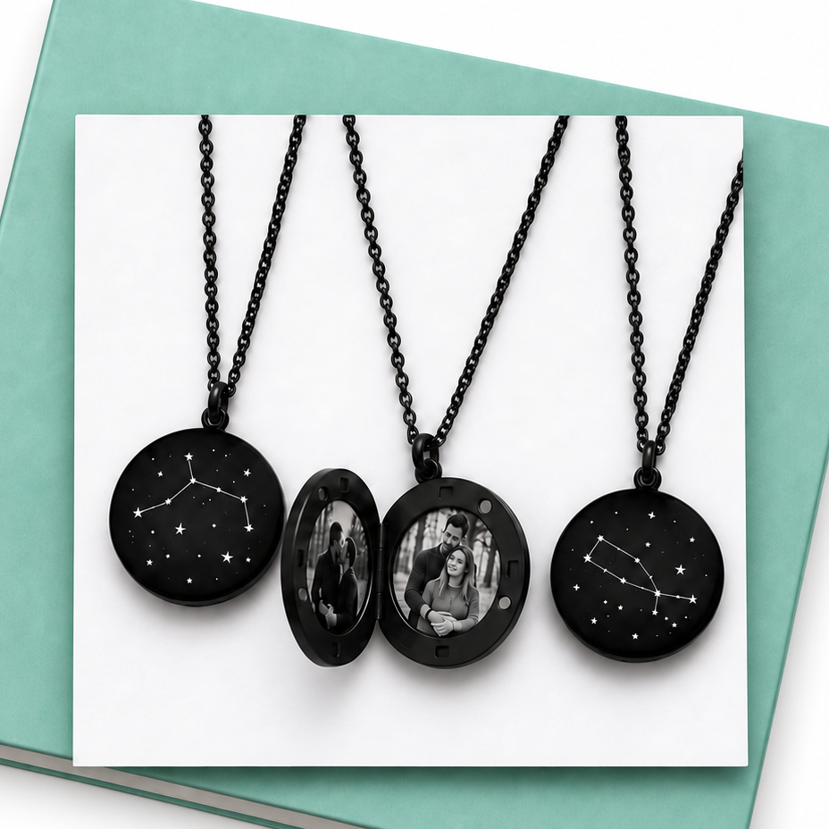 Written in the Stars – Custom Constellation Locket