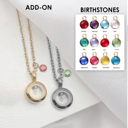 Memorial thumbprint urn necklace for human ashes. - mobimomentos