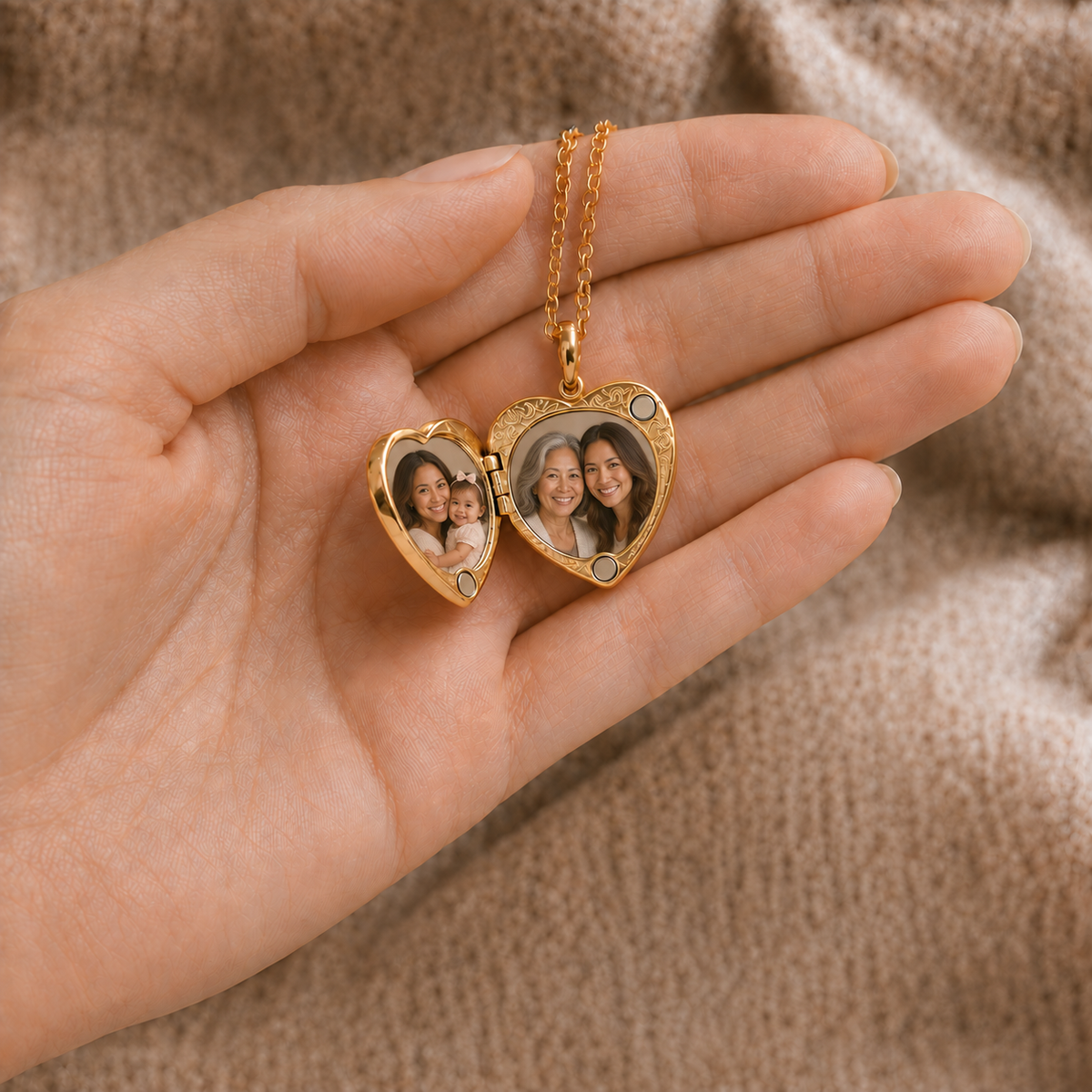 The Hearts Behind “I Do” - Personalized Locket for Mother of the Bride and Mother of the Groom