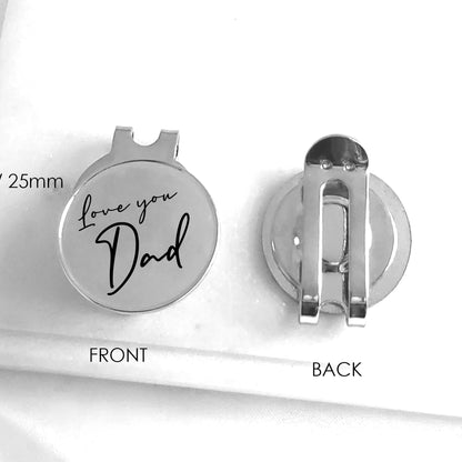 Written with Love - Personalized golf marker.